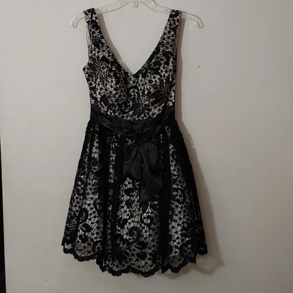 black side lace up dress Sequin Lace Up Dress with Side Slit missy / 10 / royal-blue